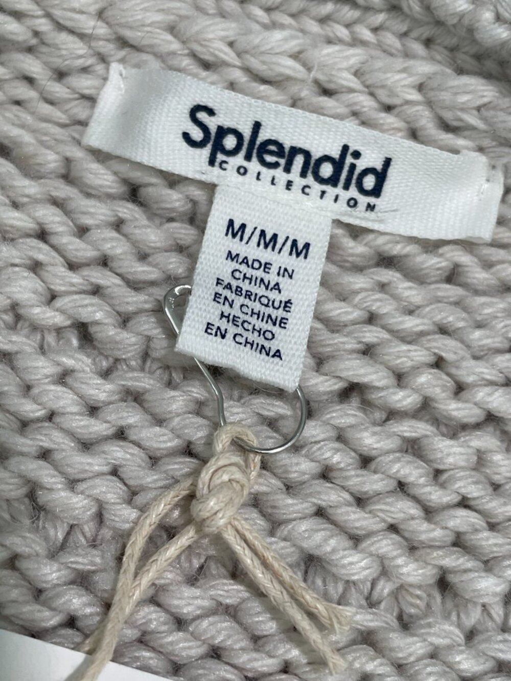 Splendid Maria Bobble Cardigan Quiet Luxury Viscose Alpaca Blend Cottage M $198 - Picture 11 of 16